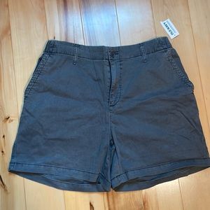 NWT Old Navy Everyday Grey Khaki Shorts
